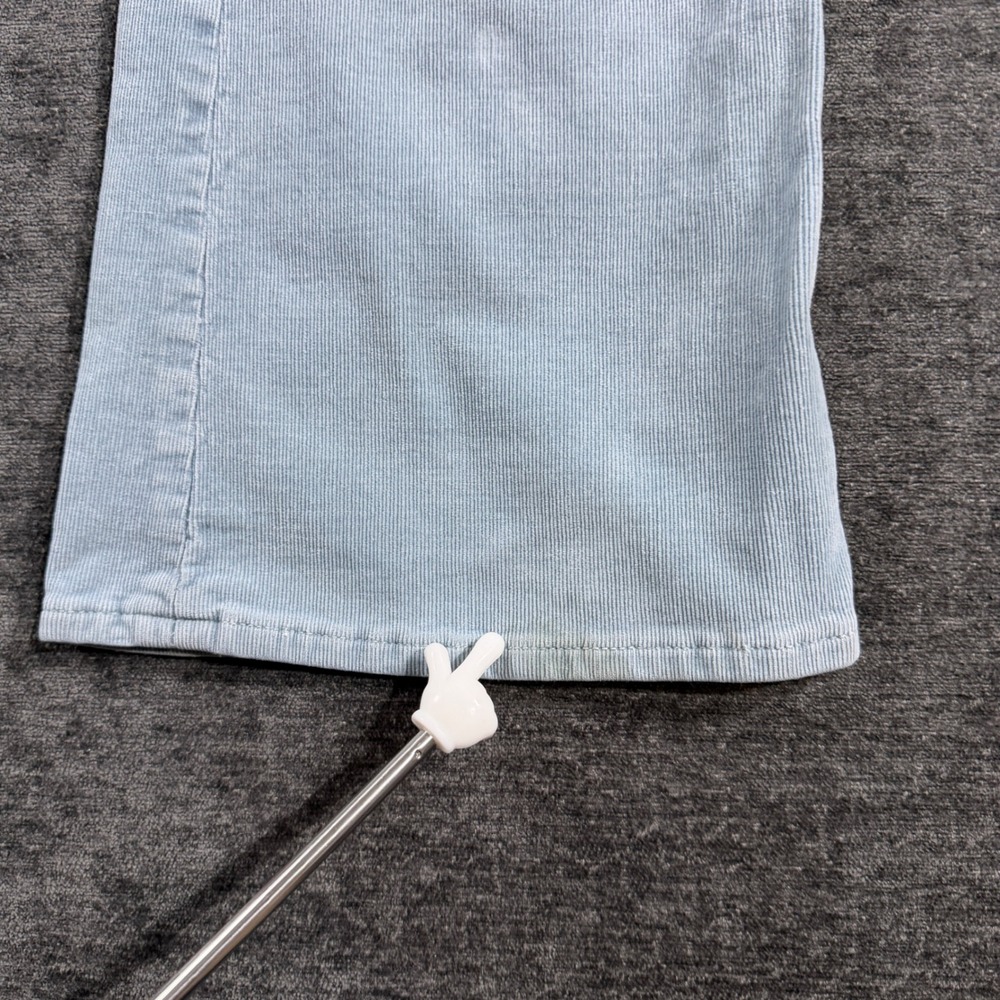 AG Adriano Goldschmied The Angel Light Blue Corduroy Bootcut Pants Sz 28 Regular - Picture 11 of 16